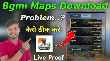 Battleground Mobile India Maps Not Download Problem Fix 🔥| Bgmi Maps Download Problem Solve..?