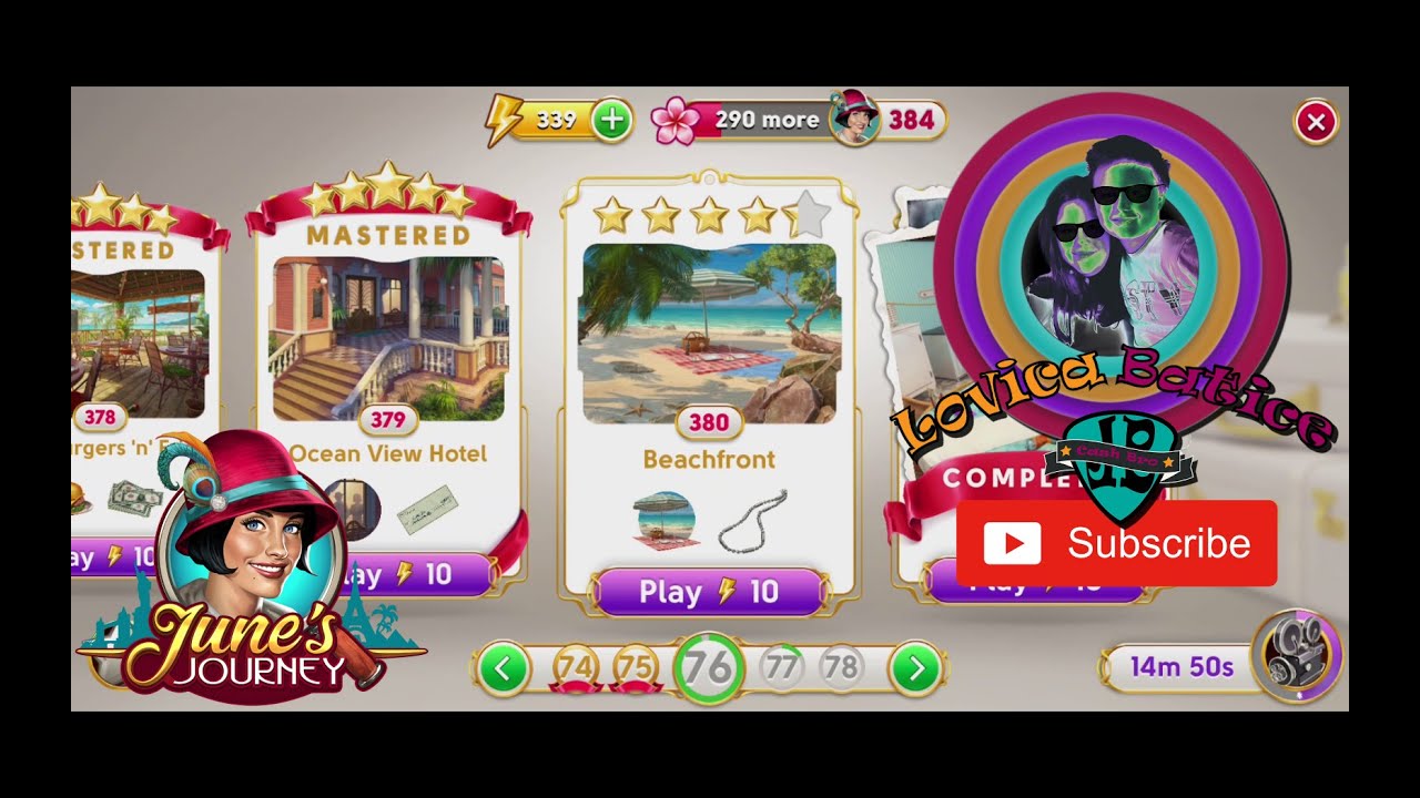 June's Journey - Chapter 76 - Curtis's Story - Level 380 - Beachfront - Gameplay