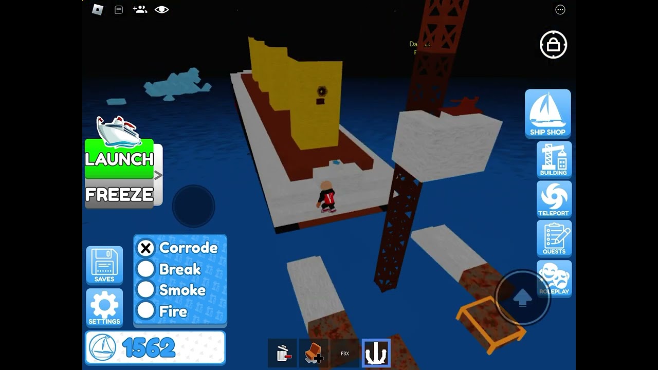 The sinking of the titanic build a ship to Survivor’s Island ￼￼