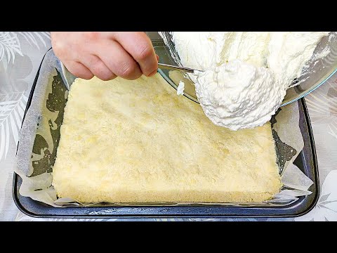 Вот как надо готовить к чаю! Творожное лакомство из простых ингредиентов. Чем проще - тем вкуснее!
