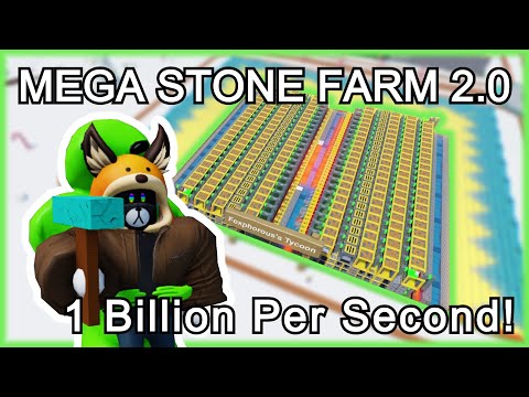 BLOCK TYCOON SPEEDRUN! LIFE 37! Cobble Stone Farm V2.0! 1 Bil per Second! Best Setup!(BLOCK TYCOON)