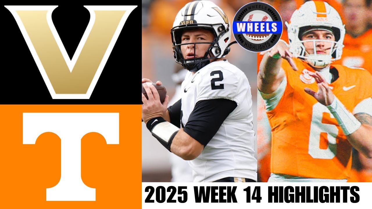 Лучшие моменты матча №14 Вандербильт против №19 Теннесси | Неделя 14 | Лучшие моменты студенческо...