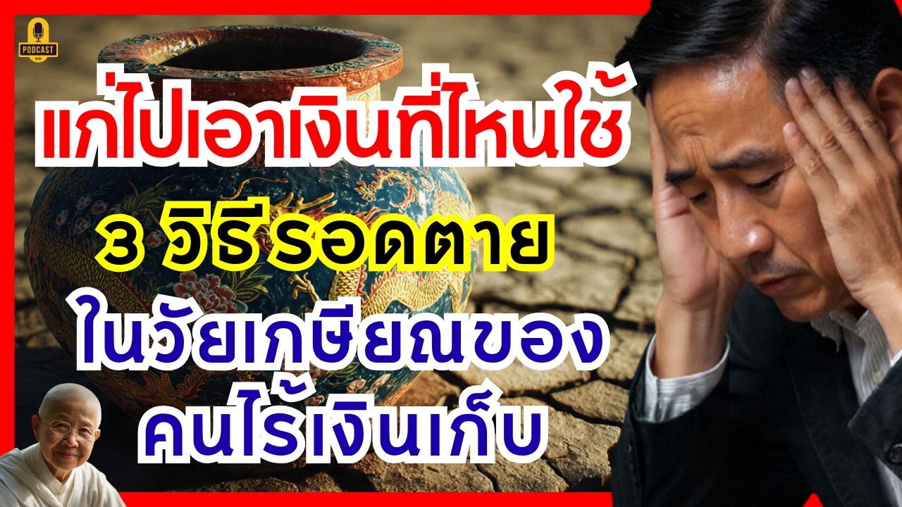 แก่ไปจะเอาเงินที่ไหนใช้? 3 วิธีหนีความจนในวัยเกษียณ ก่อนจะสายเกินไป| สำเร็จที่ใจ