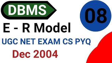The E-R model is expressed in terms of : | Dec 2004 E-R Model PYQ