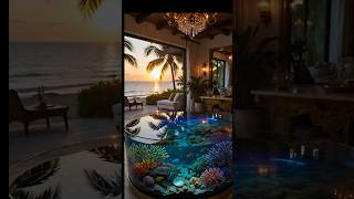 CORAL BAY Aquarium Table 🐚🐠 | Most Satisfying Tropical Resin CreationEver#CoralBay#AquariumTable#art