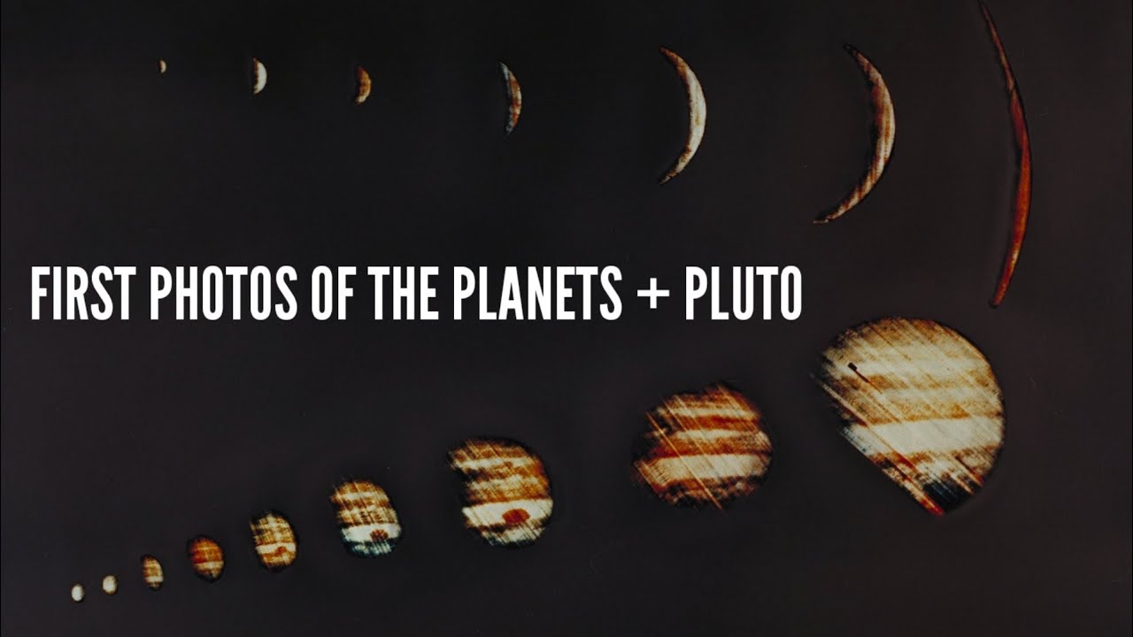First Ever Pluto First Photos Of The Planets + Pluto - YouTube
