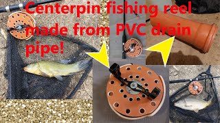 Homemade centerpin fishing reel made from a PVC drainpipe by The Creative Angler 9,545 views 1 year ago 10 minutes, 9 seconds