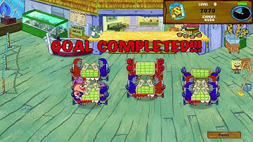 SpongeBob Diner Dash 2: Two Times the Trouble Walkthrough - Level #9 - Krusty Krab IX