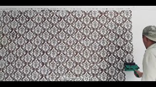 #УзорныйВалик как Обои. Валики Гулзани. Painting Roller wall👈🔥