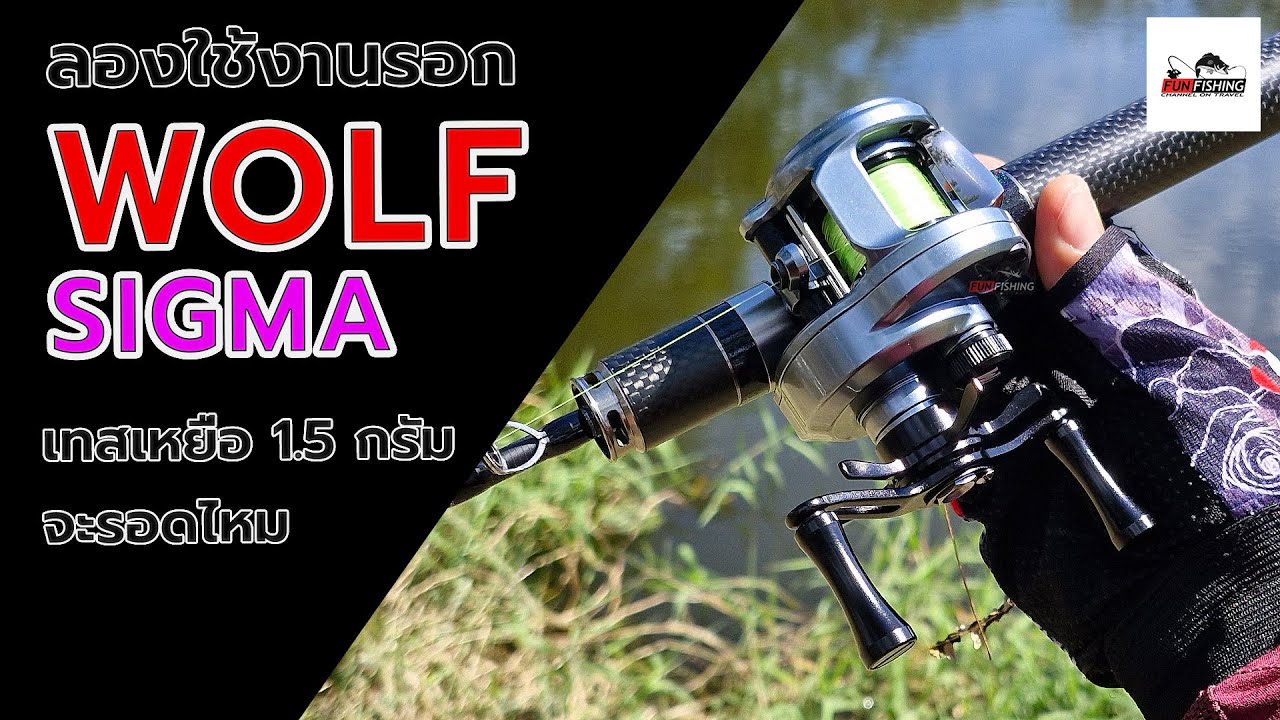 ทดสอบรอก WOLF Sigma #ตกปลา #wolfsigma #fishing #fishingvideo #casting #ชะโด #กระสูบ #กระสูบน้ำไหล