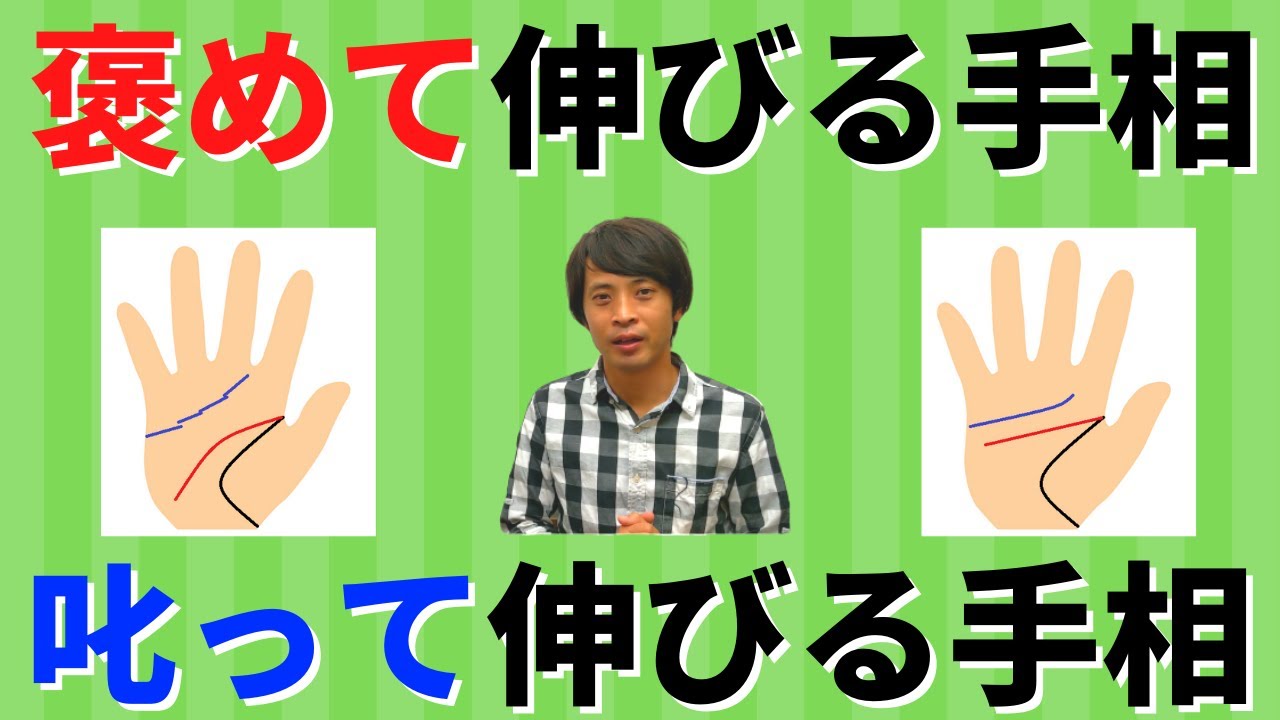 手相占い 子供や部下がいる人は必見 褒めて伸びる手相 叱って伸びる手相 Youtube