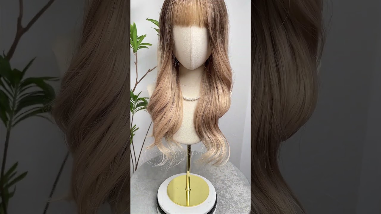 Peruca dama, culoarea Ombre Blond Auriu, fibra Premium Futura Heat cu aspect natural, BENDIS®