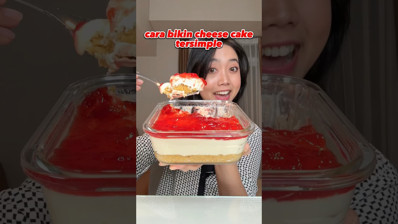 Cara bikin cheese cake tersimple #ngeshortsbareng
