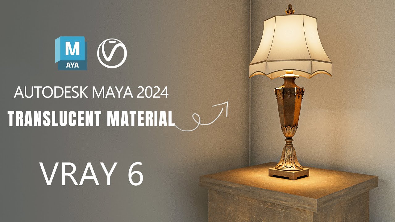 Master Vray 2Sided Material in Autodesk Maya 2024