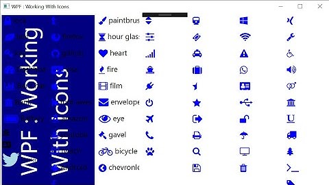 WPF | Working with Icons
