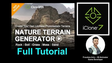 Nature Terrain Generator Full Tutorial - iClone 7.9 Tutorial