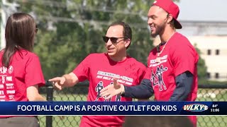Josh Minkins Jr. hosts youth football camp in Louisville