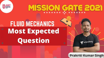 MOST EXPECTED QUESTION | FLUID MECHANICS | MISSION GATE 2021 | Prakriti Kumar