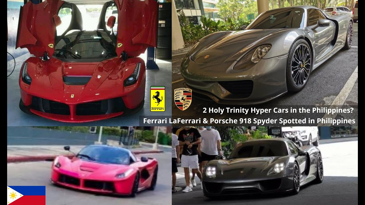 Ferrari LaFerrari & Porsche 918 Spyder Spotted in Manila Philippines Only 2  Holy Trinity Hyper Cars? 