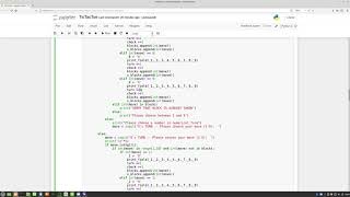 WalkingThrough my 1st Milestone Project (TicTacToe - unpolished)