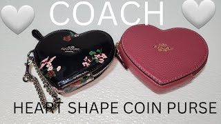 COACH HEART SHAPE COIN PURSE ( LET'S CREATE A BAG CHARM)
