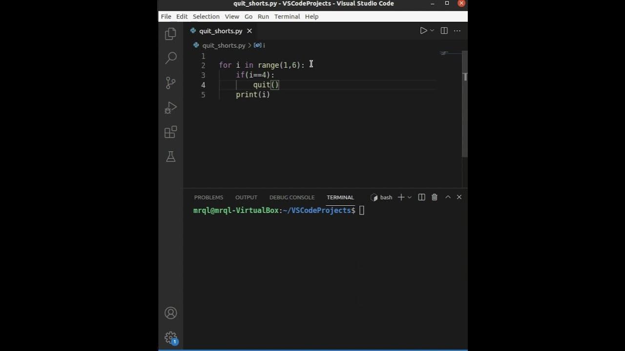 Python inbuilt(predefined) functions #54 #shorts - quit() - YouTube