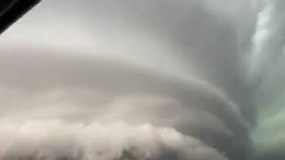عاصفة ركامية مزهلة (سبحان الله) ولاية كانساس - امريكا 2020