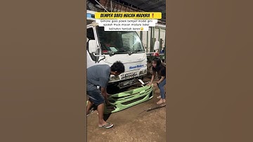 Ini dia bemper baru truck macan Madura