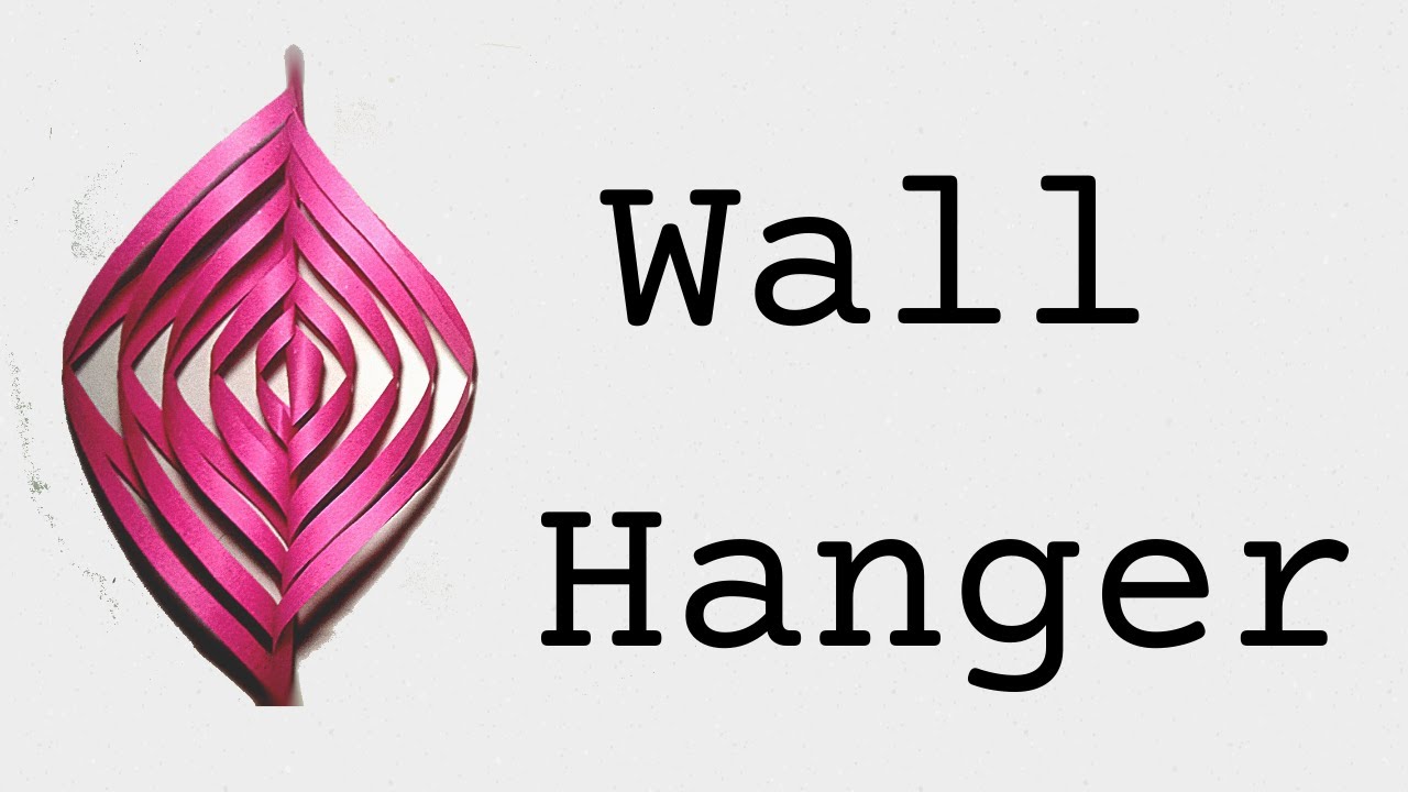 How to make wall Hanger | Decoration ideas 💡| - YouTube