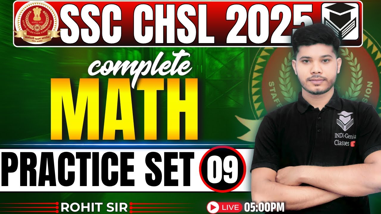 SSC CHSL Maths Classes 2025 | SSC CHSL Maths One Shot | SSC CHSL MATH ...