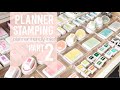 planner stamping | part 2 : INKS