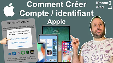 Comment créer un identifiant Apple sur Iphone ?