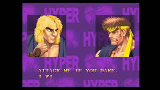 Hyper Street Fighter 2 AI Nerf (PS2) - Ken (Champ/Dash) - Hardest - No Continues