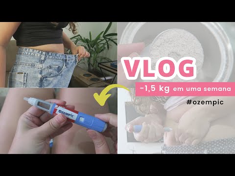 VLOG OZEMPIC aumentando dose, meu peso e mais