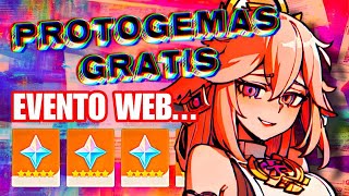 NUEVO EVENTO WEB LIMITADOPROTOGEMAS Y MATERIALES GRATIS - GENSHIN IMPACT