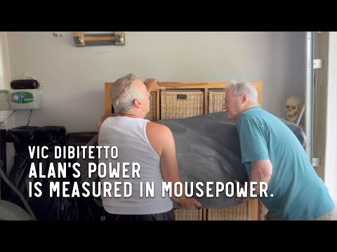 Alan's power is measured in mousepower.