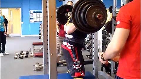 Ryan Hough 200kg  High Box Squat