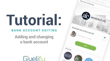 How to add and change a bank account