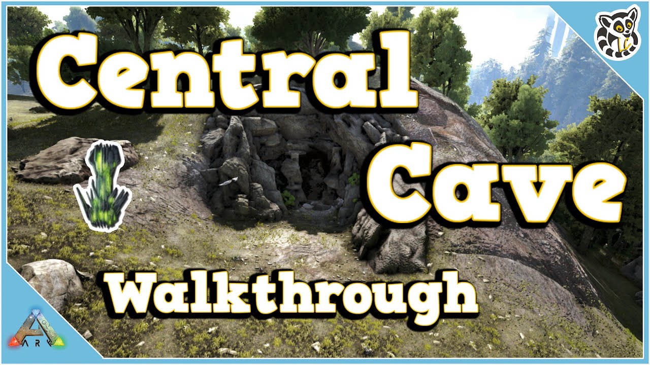 Central Cave Tutorial Artifact Of The Clever Solo Minimap Ark Survival Evolved Youtube