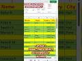 Day 22 - Remove Blank Rows in Excel Just One Click #shorts #excel #podurutechtips