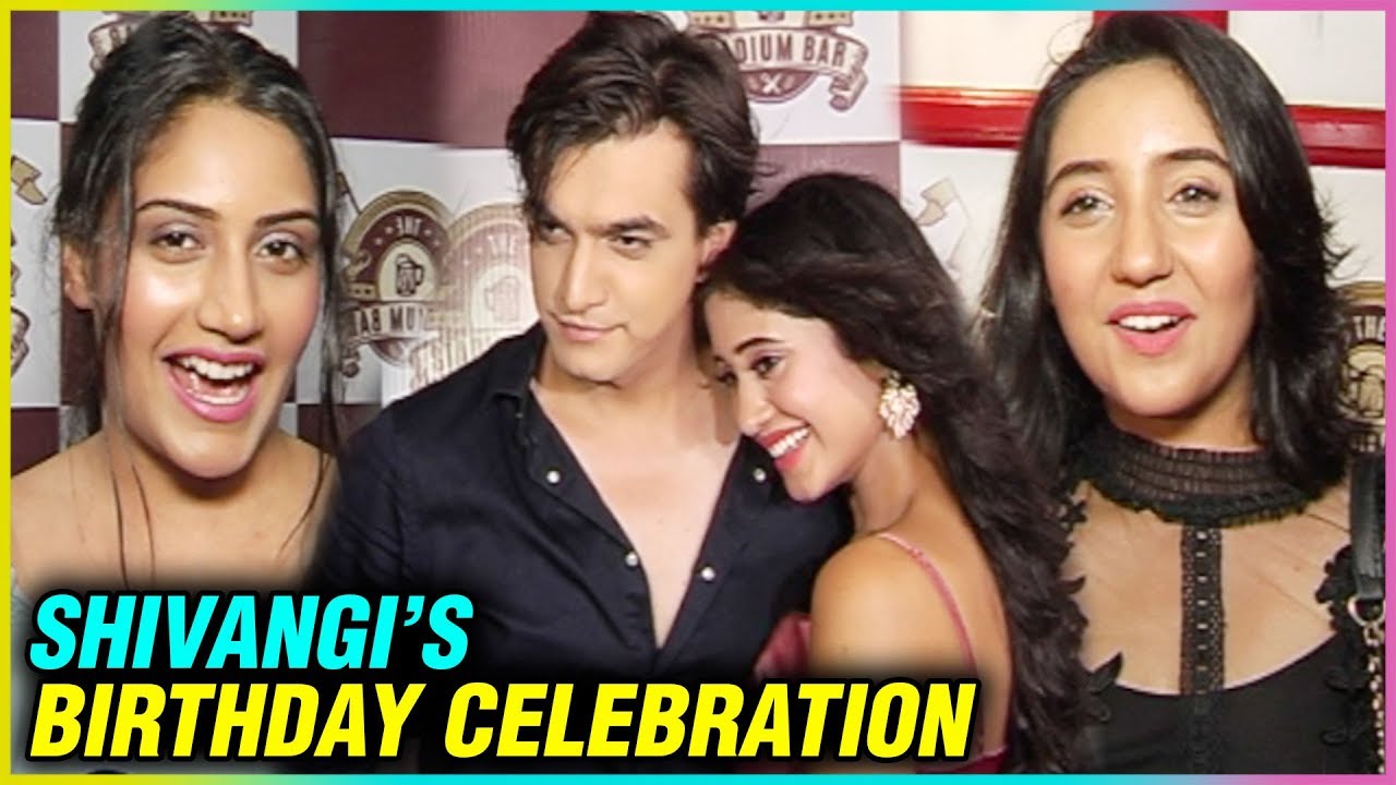 Shivangi Joshi CRAZY Birthday Bash | Mohsin Khan, Ashnoor Kaur, Surbhi Chandna | INSIDE Dance Video