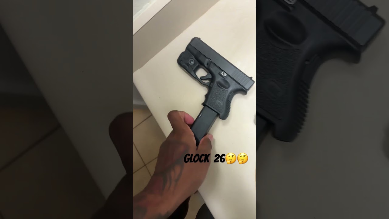 Glock 26 with attachments 😳🥶 