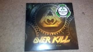 Unboxing My Overkill Single Our finest Hour 7 Inch Vinyl Record 2016