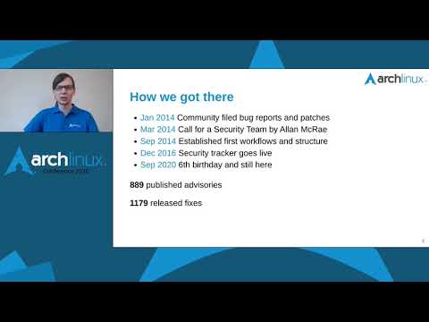 Arch Conf 2020 - Rolling your own security team for fun and no profit at all