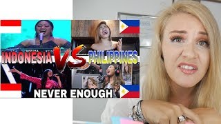 Indonesia VS Philippines- Vocal Battle with Katrina,Maria,Morisette,Claudia- Never enough