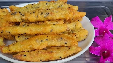 Khoai Lang Chiên / cách pha bột chiên khoai giòn xốp thơm ngon để lâu vẫn giòn