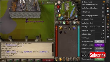 How to Highlight Item Drops on the Ground in RuneLite