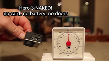 GoPro Hero 2 / 3 & Batteries Weight Comparison - GoPro Tip #112 | MicBergsma