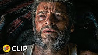 Cutting Off Wolverine's Beard Scene | Logan (2017) Movie Clip HD 4K