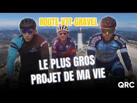 Sur les pentes du MONT VENTOUX | road trip Route/VTT/Gravel feat AMC ET JCD